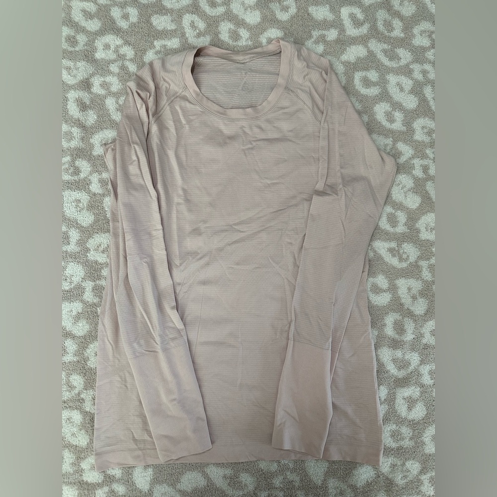 LululemonWomen's Long Sleeve Pink Top size 10